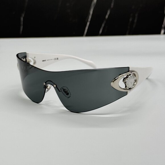 NEW VERSACE VE2280 1000/87 WOMEN SUNGLASSES WHITE VE2280 100087 EYEWEAR main image 7